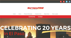 Desktop Screenshot of mattressfirmep.com